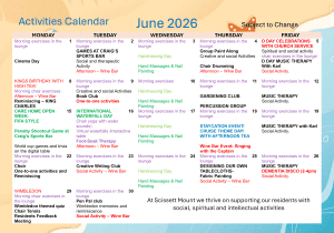 Activities June